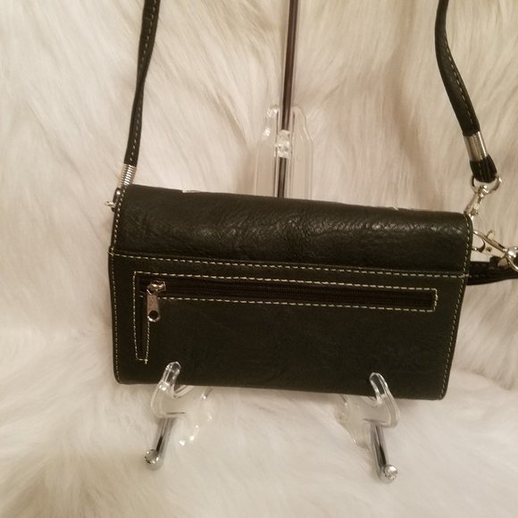 HANDBAG EXPRESS WESTERN SKULL RHINESTONE WRISTLET - Picture 4 of 6